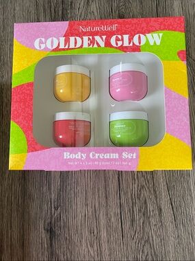 Golden Glow Body Cream Set Nature Well NWT